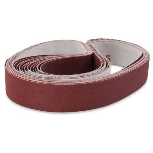 1 X 42" HOG BRAND "J" FLEX ALUMINUM OXIDE SANDING BELTS, 12 PACK flexible abrasive sanding belts for industrial use
