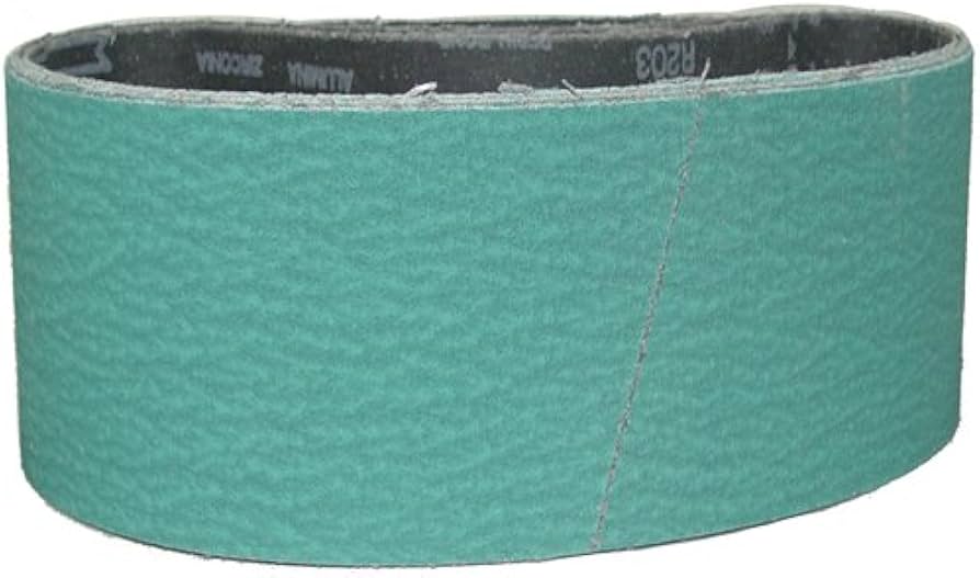 4 X 24" HOG BRAND ZIRCONIA PLUS SANDING BELTS, 3 PACK