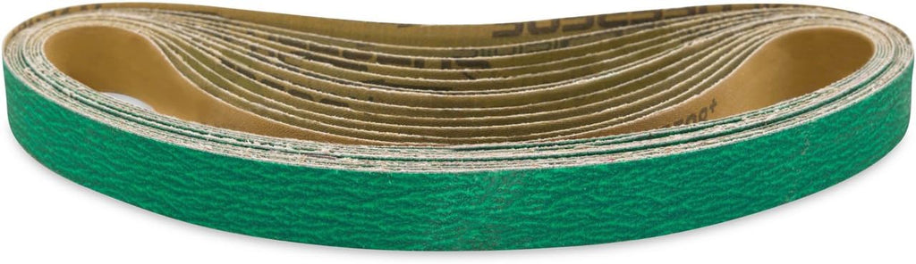 1 X 30" HOG BRAND ZIRCONIA PLUS SANDING BELTS, 12 PACK