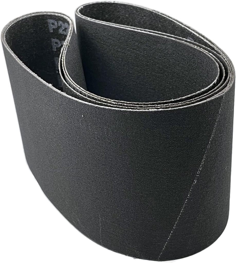 6 X 48" HOG BRAND SILICON CARBIDE SANDING BELTS, 2 PACK