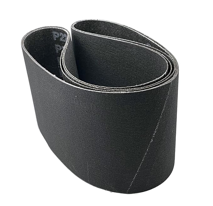 4 X 36" HOG BRAND SILICON CARBIDE SANDING BELTS, 3 PACK