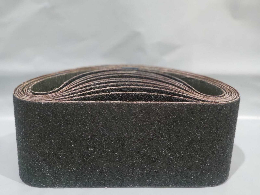 4 X 24" HOG BRAND SILICON CARBIDE SANDING BELTS, 3 PACK
