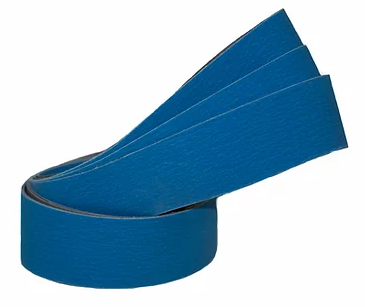 2" X 42" HOG BRAND FLEXIBLE "J" WEIGHT BLUE CERAMIC SANDING BELTS, 6 PACK