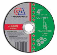 Type 1 Cutting Wheels - Double reinforced for abrasives.