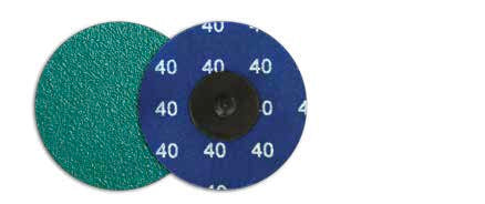 Zirconia w/Grinding Aid Quick Change Sanding Discs