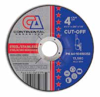 Depressed Center Premium Thin Aluminum Oxide Wheels Double Reinforced for industrial cutting tasks.
