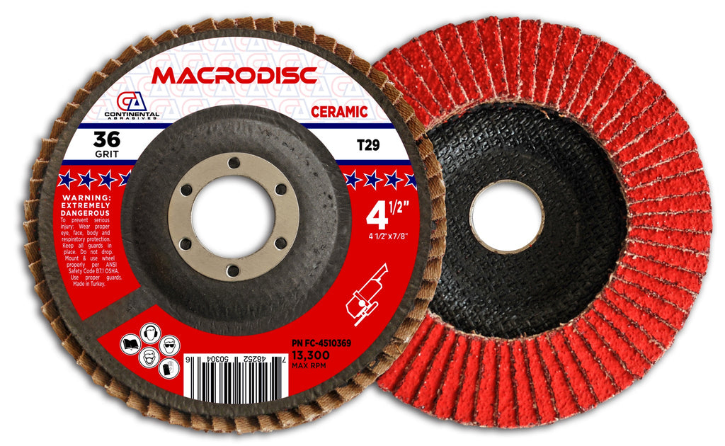 T-27/T-29 CERAMIC STANDARD FLAP DISCS image