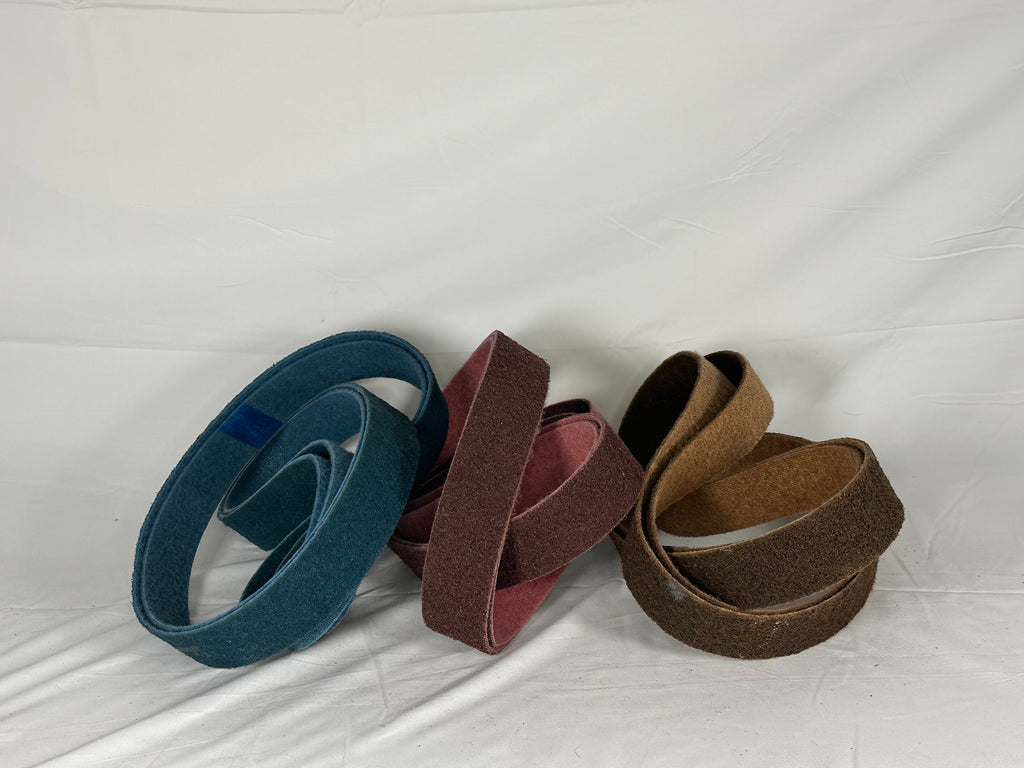 2 X 42" HOG BRAND NON WOVEN SURFACE CONDITIONING, 3 PACK abrasive belts