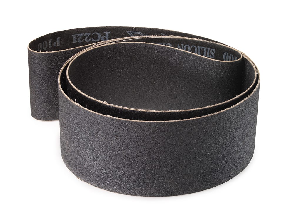 2" X 36" HOG BRAND SILICON CARBIDE SANDING BELTS, 6 PACK
