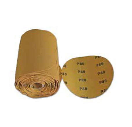 Gold PSA Rolls & Gold PSA Discs with Tab for abrasives
