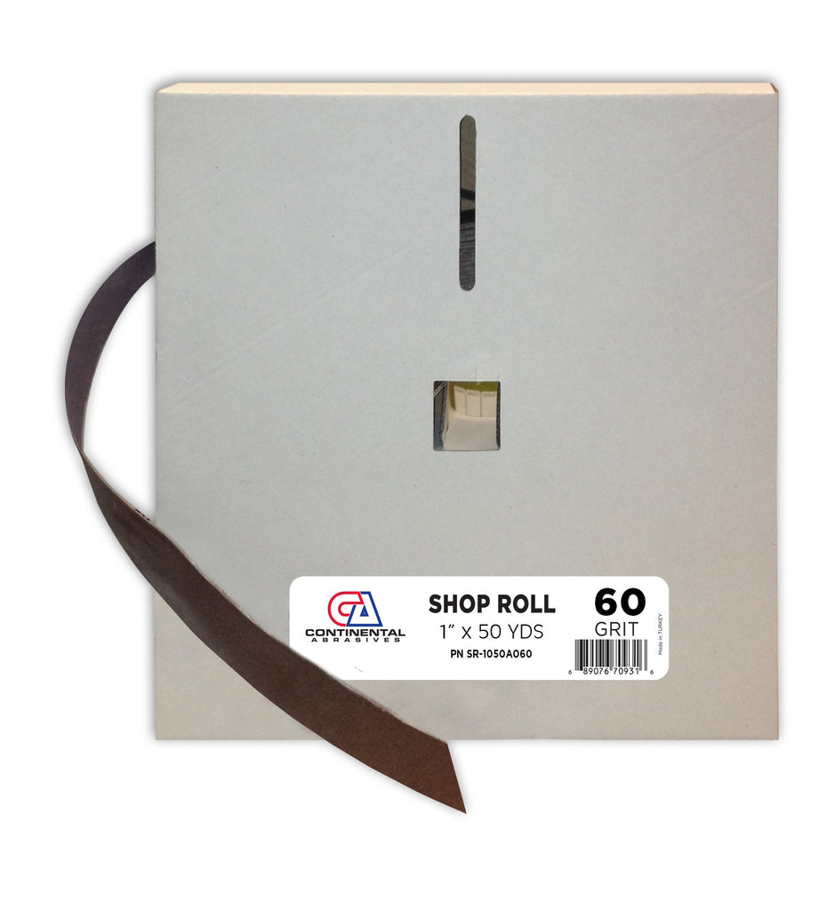 Shop Rolls - Aluminum Oxide for industrial sanding belts