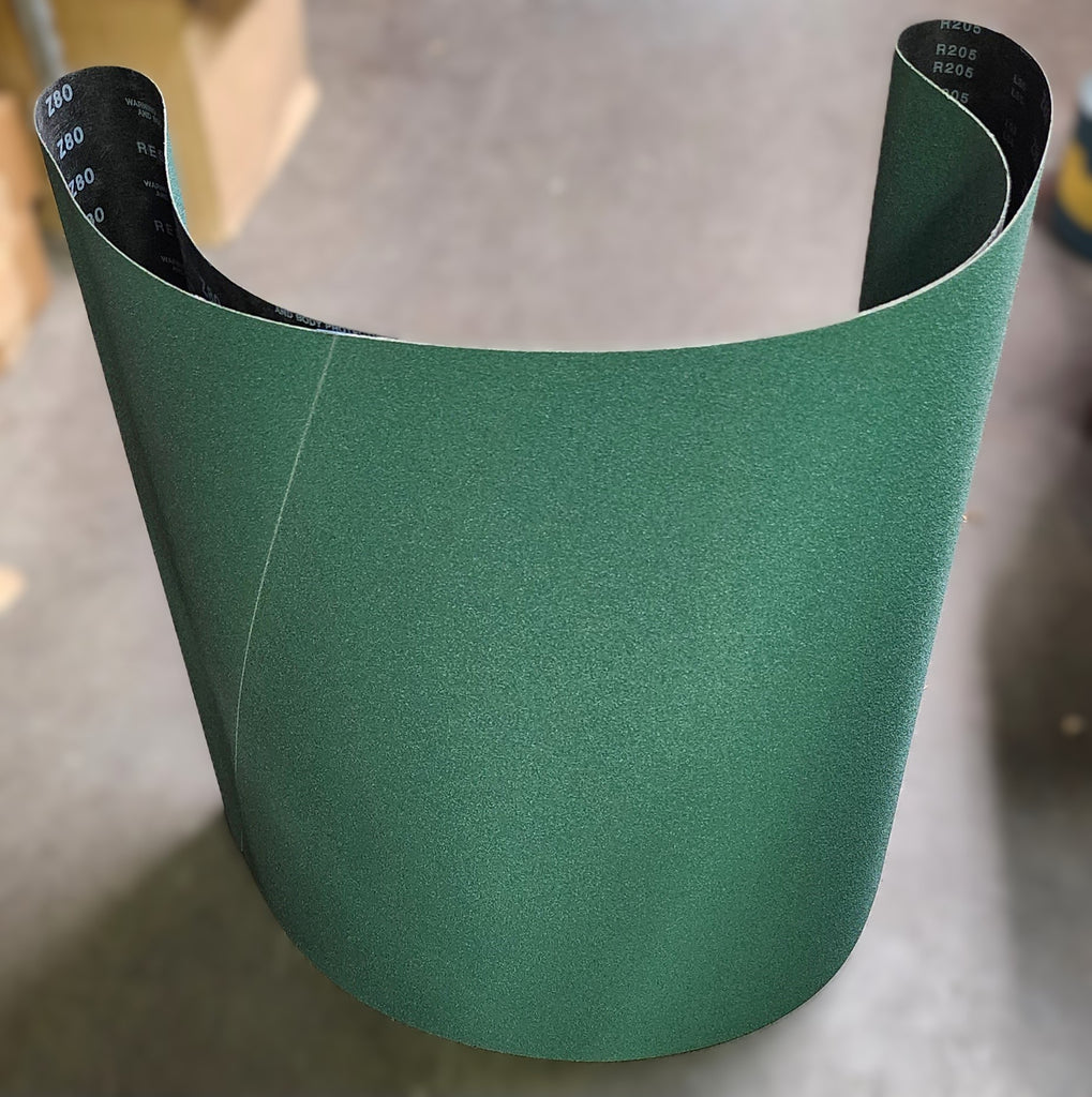 43 X 103" HOG BRAND CLOSED COAT ZIRCONIA PLUS WIDE SANDING BELT with premium abrasives and durable design.