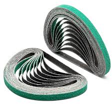 1/2 X 18" HOG BRAND ZIRCONIA PLUS SANDING BELTS, 10 PACK
