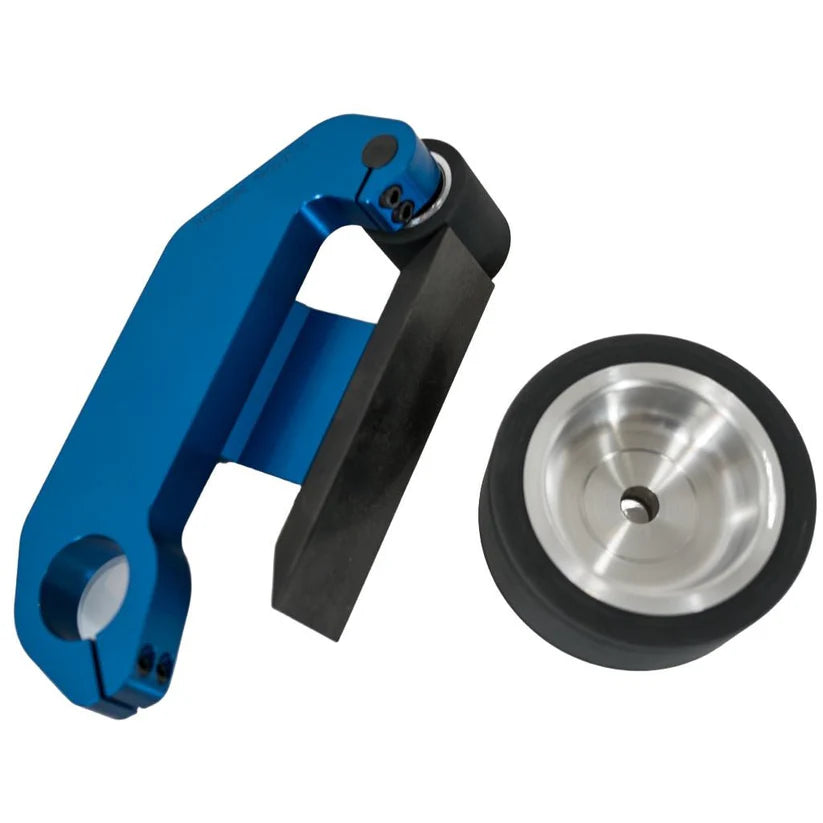 Flat Platen Attachment for precise grinding with abrasives.