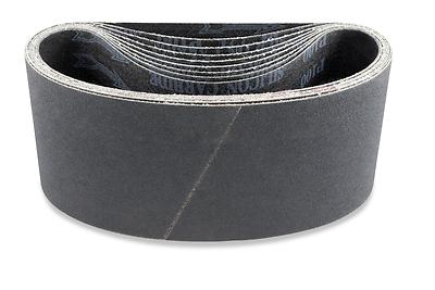 3 1/2 x 15 1/2" HOG BRAND SILICON CARBIDE SANDING BELTS, 4 PACK - premium abrasive belts for surface finishing