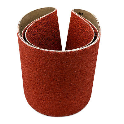 6 X 80" HOG BRAND CERAMIC SANDING BELTS, 2 PACK