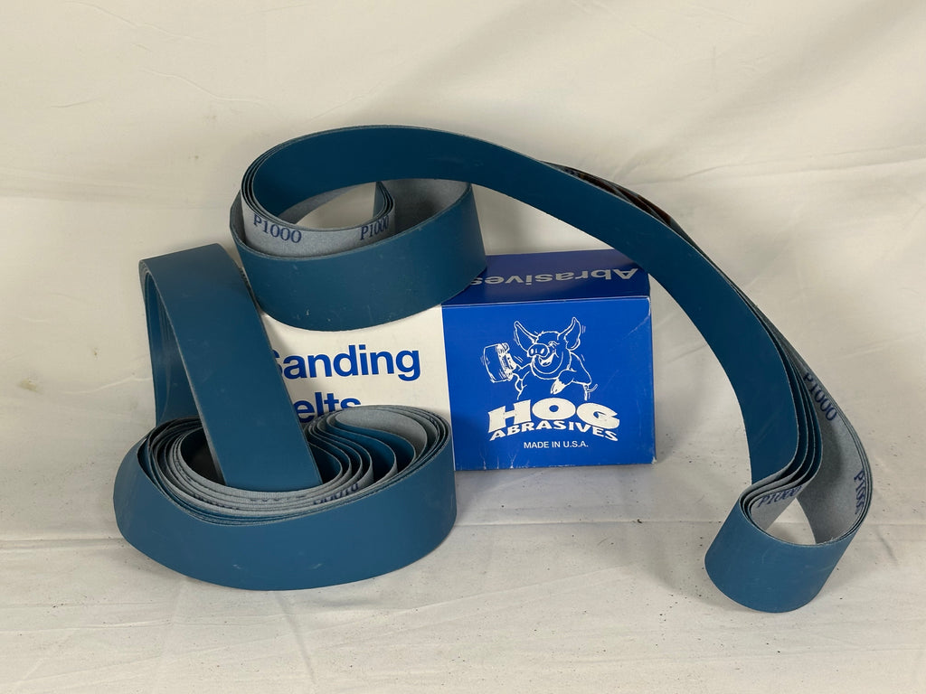 1x42 Hog Brand Micron Belts with Velcro Backing (12 belts)