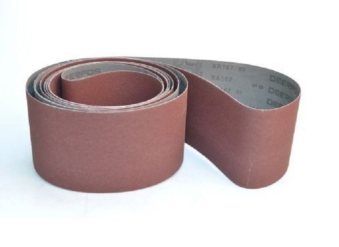 2 X 60" HOG BRAND ALUMINUM OXIDE SANDING BELTS, 6 PACK