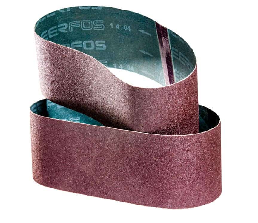 3 X 21" HOG BRAND ALUMINUM OXIDE SANDING BELTS, 8 PACK - premium abrasives for industrial sanding.